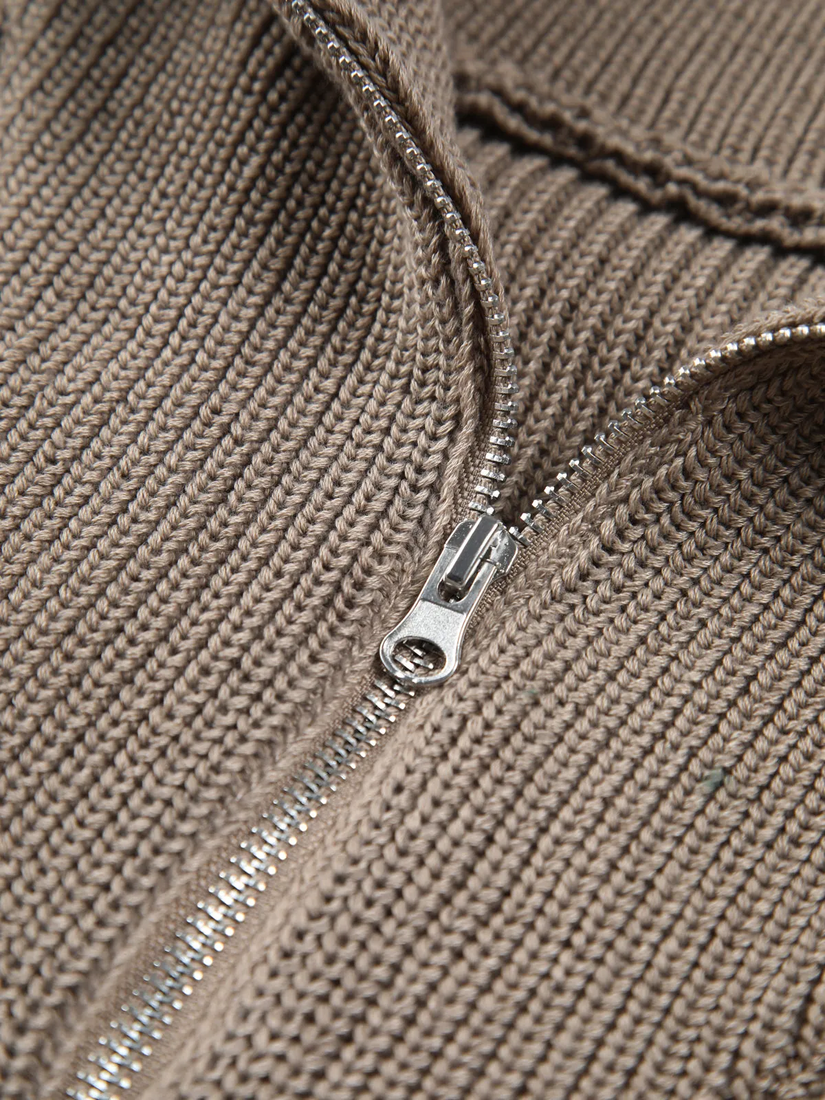 Basic Zippered Sweater sold by COMMENSE product image thumbnail 3