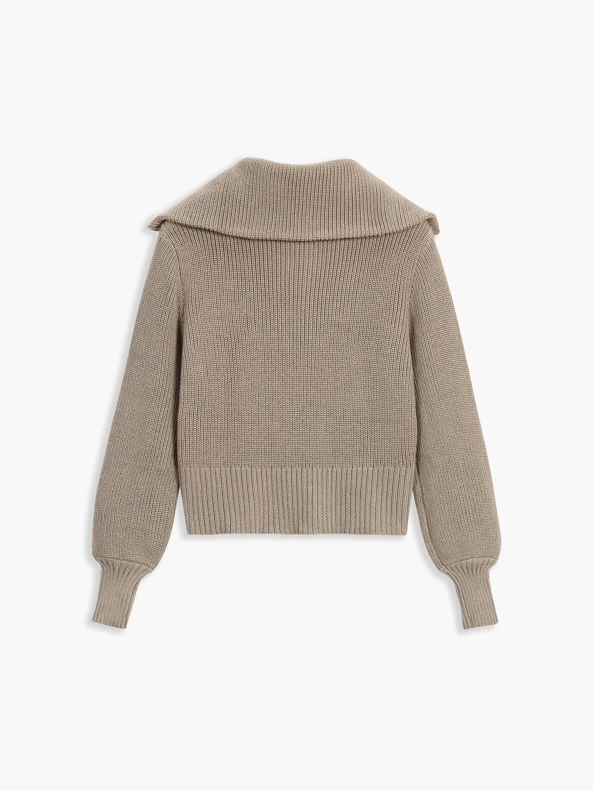 Basic Zippered Sweater sold by COMMENSE product image thumbnail 2