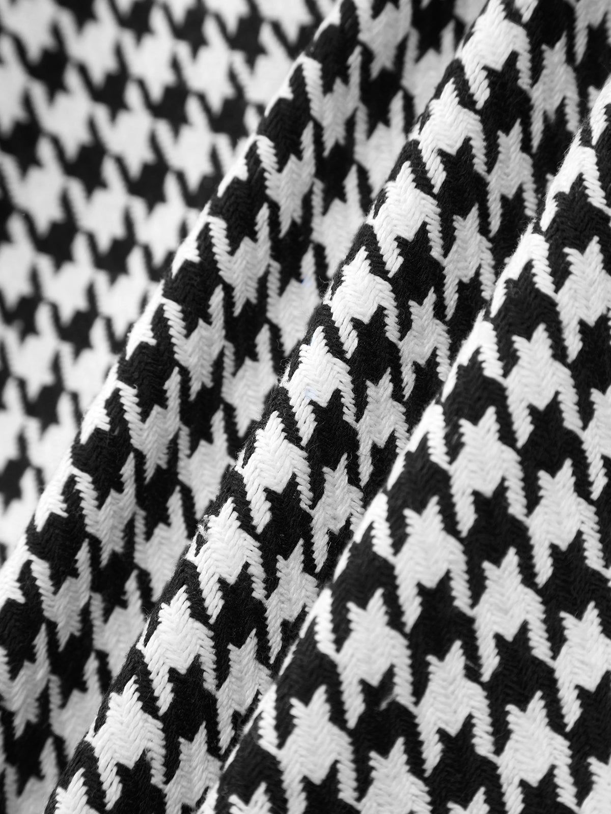 Houndstooth Collared Jacket sold by COMMENSE product image thumbnail 4