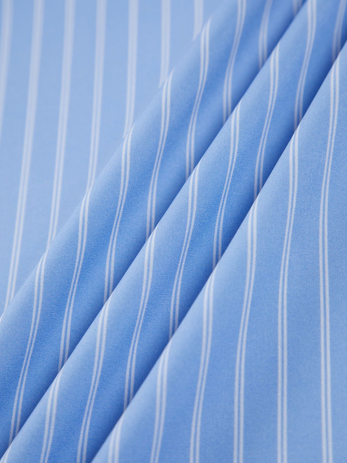 Sky Blue Pinstripe Tailored Pants sold by COMMENSE product image thumbnail 4