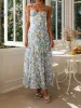 Boho Multi Floral Cami Midi Dress sold by COMMENSE