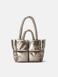 Puffer Metallic Tote Bag sold by COMMENSE