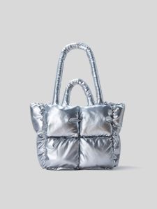 Puffer Metallic Tote Bag sold by COMMENSE