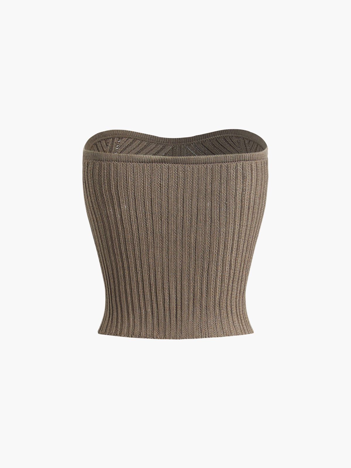 Rib Crop Tank Top sold by COMMENSE product image thumbnail 2