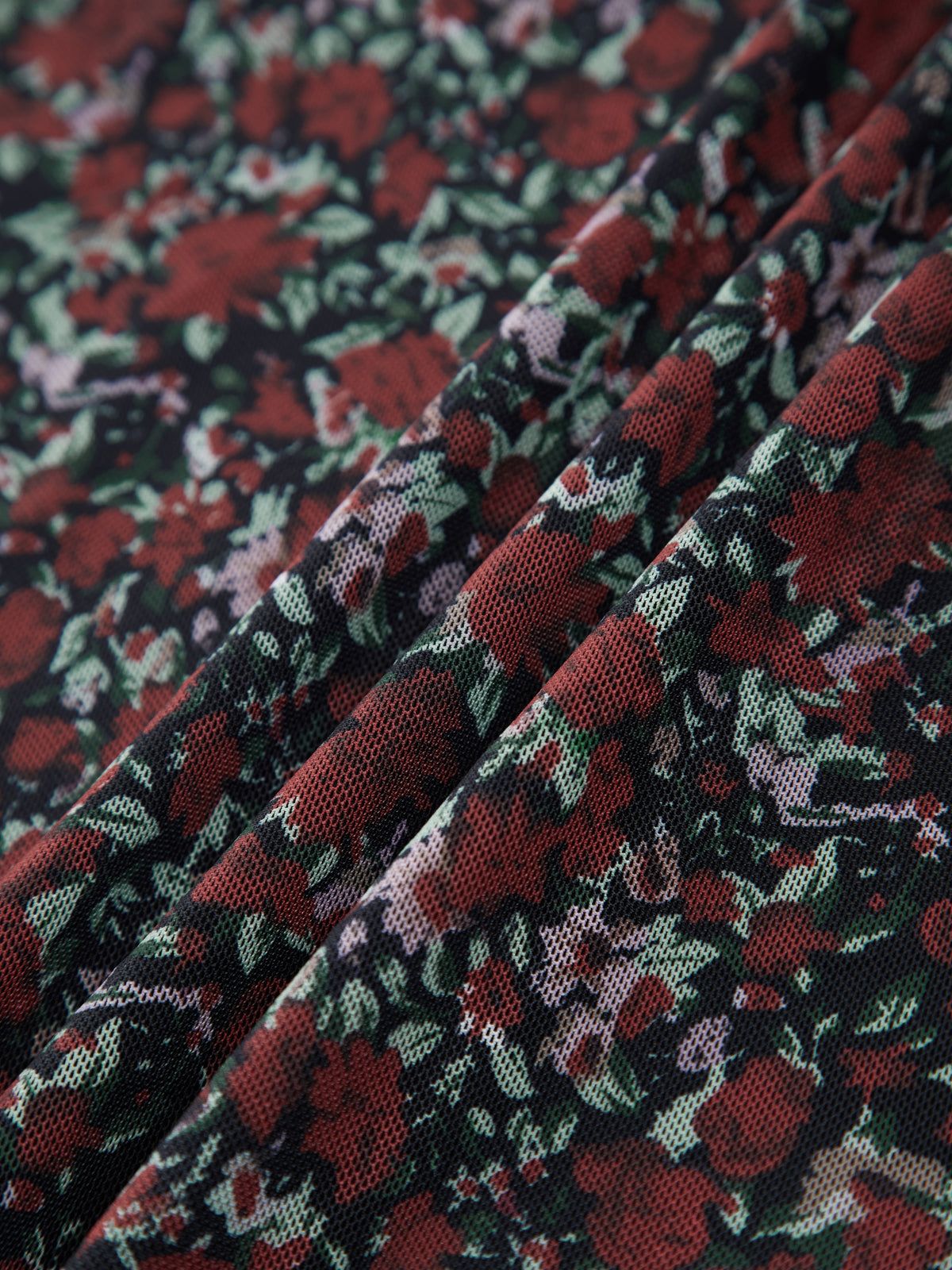 Rosalie Floral Mesh Skirt sold by COMMENSE product image thumbnail 5