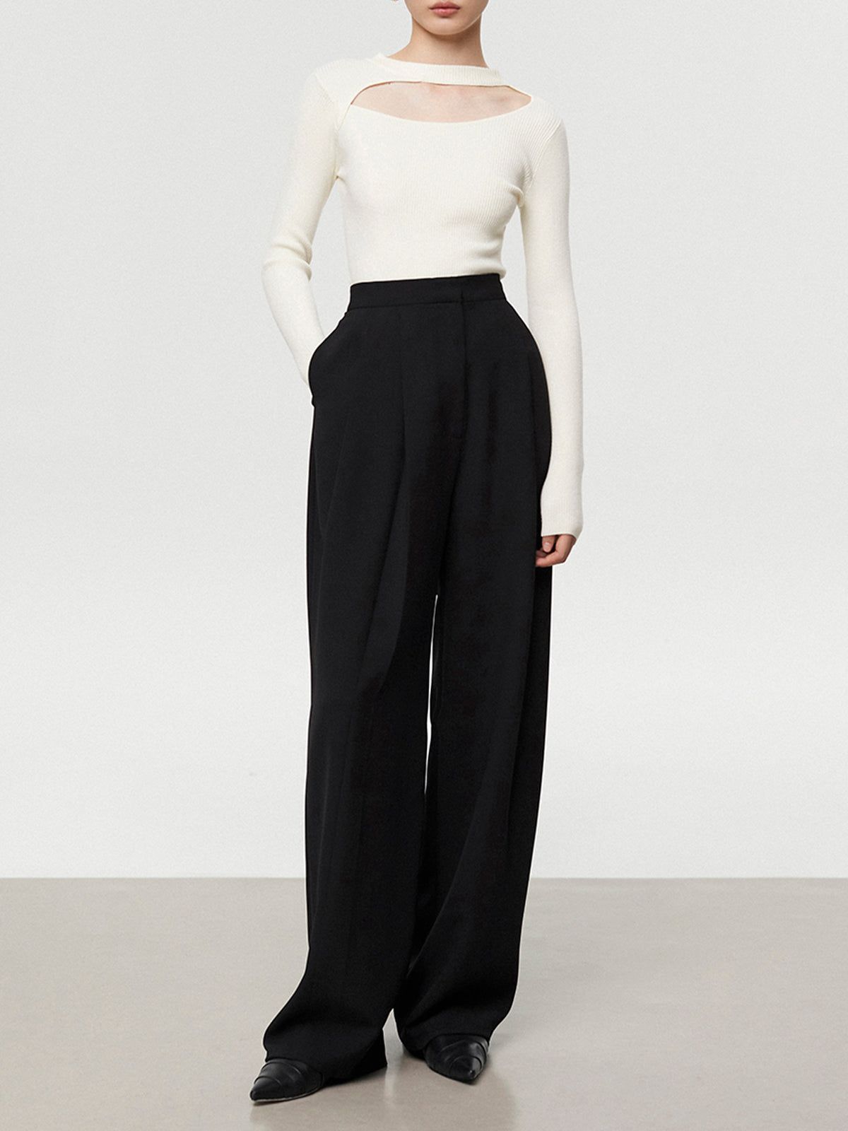 Halter Top Cutout Long Sleeve Shirt sold by COMMENSE product image thumbnail 10