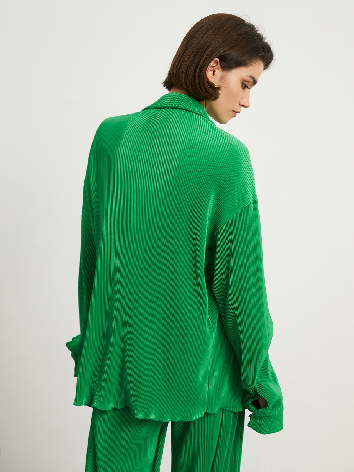 Plisse Two Piece Pants Set sold by COMMENSE product image thumbnail 6