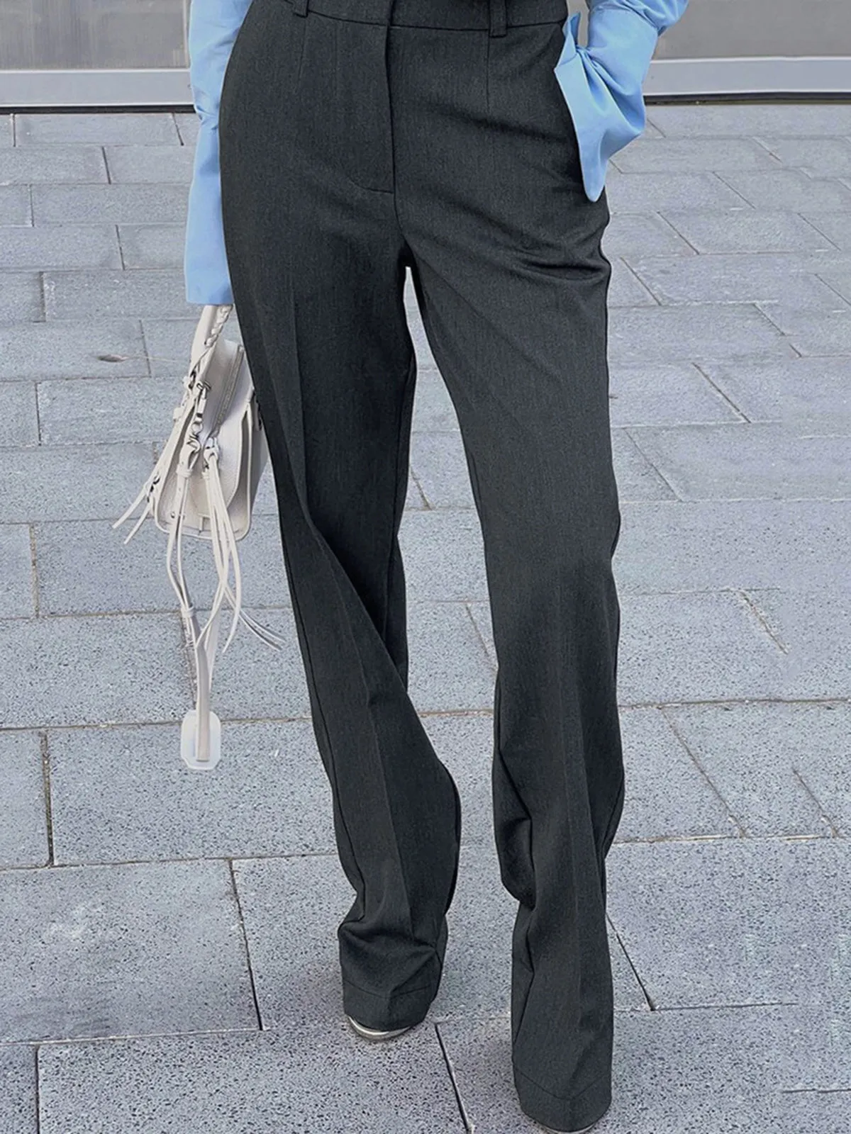 Casual Straight Leg Long Pants sold by COMMENSE product image thumbnail 2