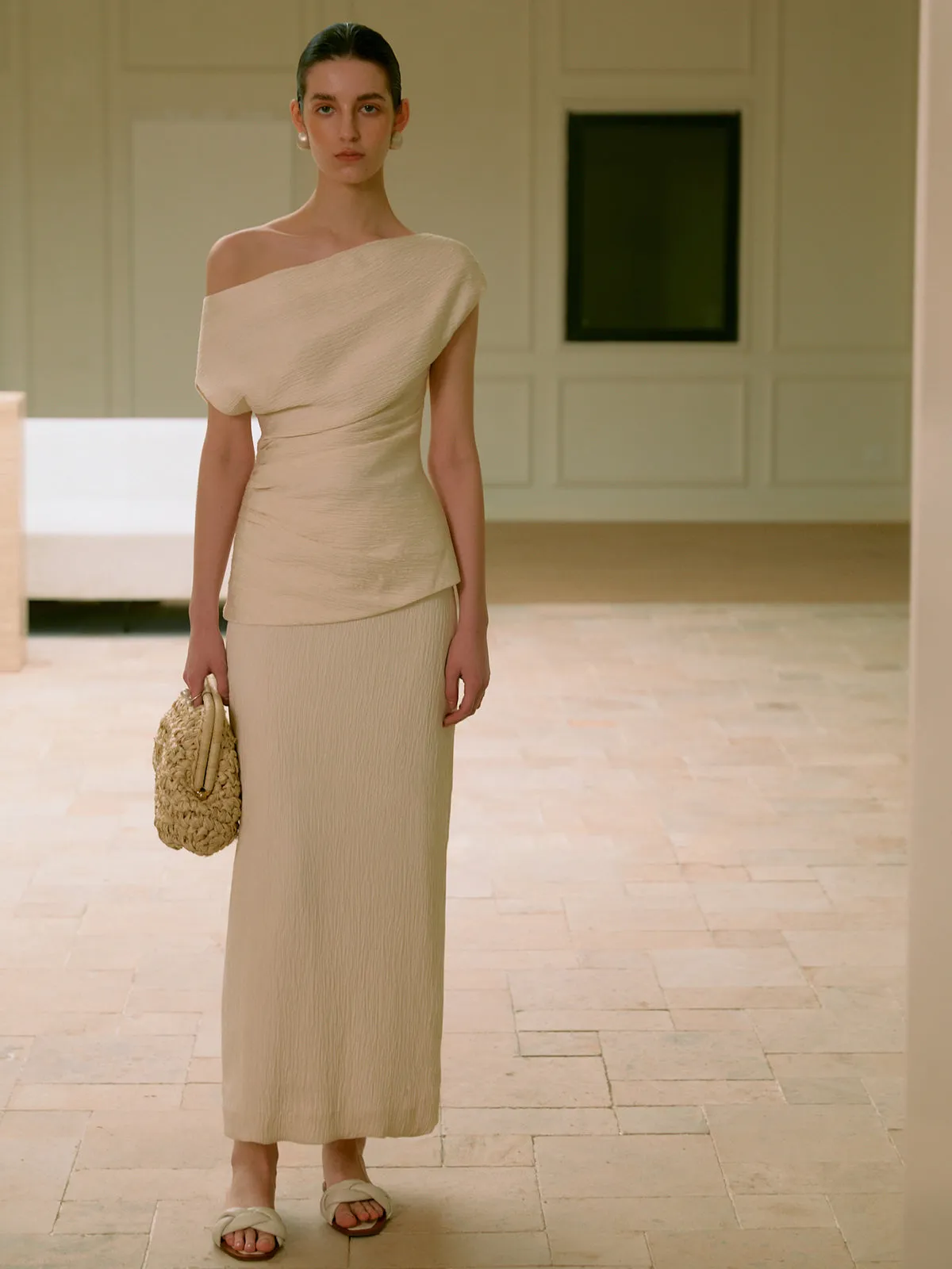 Elegant Split Maxi Skirt sold by COMMENSE product image thumbnail 5