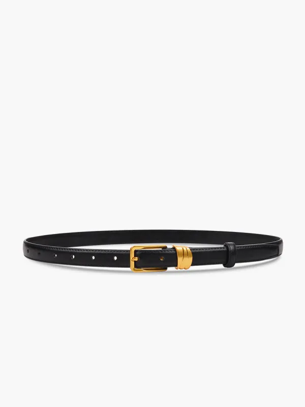 Slim Golden Pin Buckle Belt sold by COMMENSE