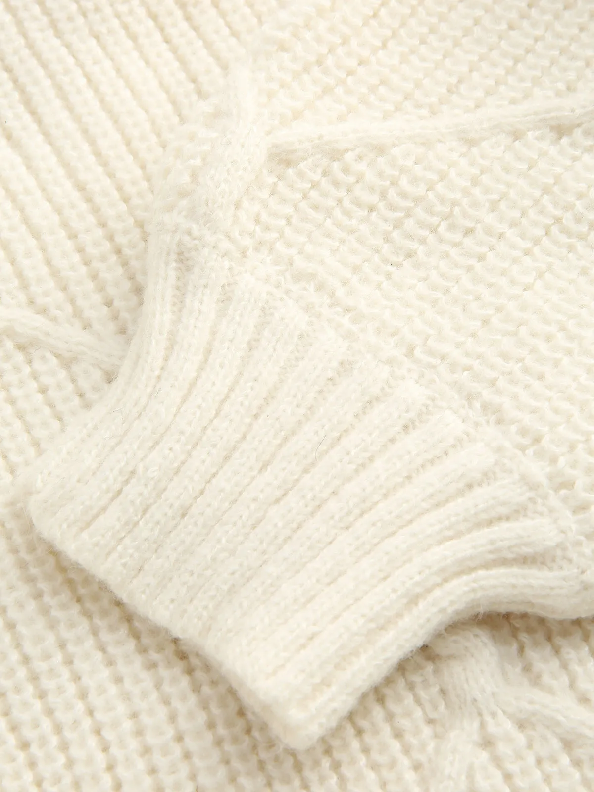 Cream Diamonds Pattern Sweater sold by COMMENSE product image thumbnail 3