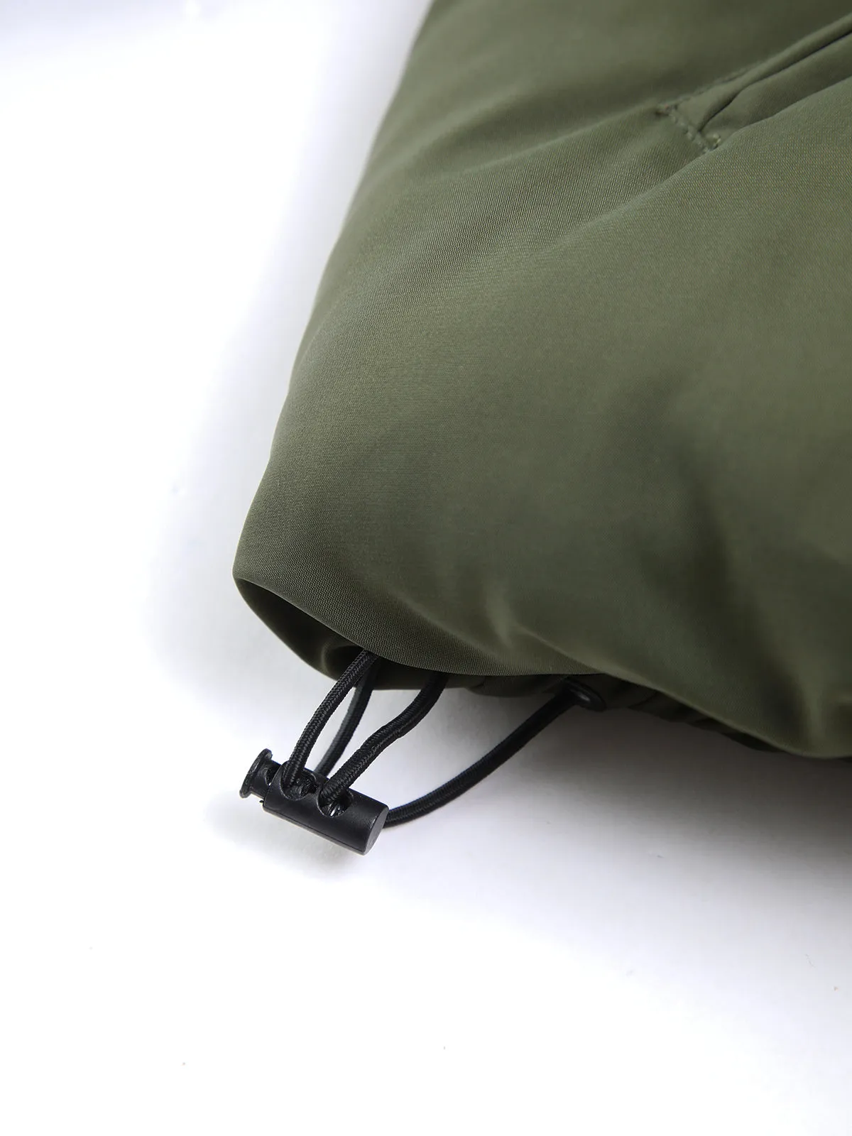 Quilted Puffer Stand Collar Crop Coat sold by COMMENSE product image thumbnail 5