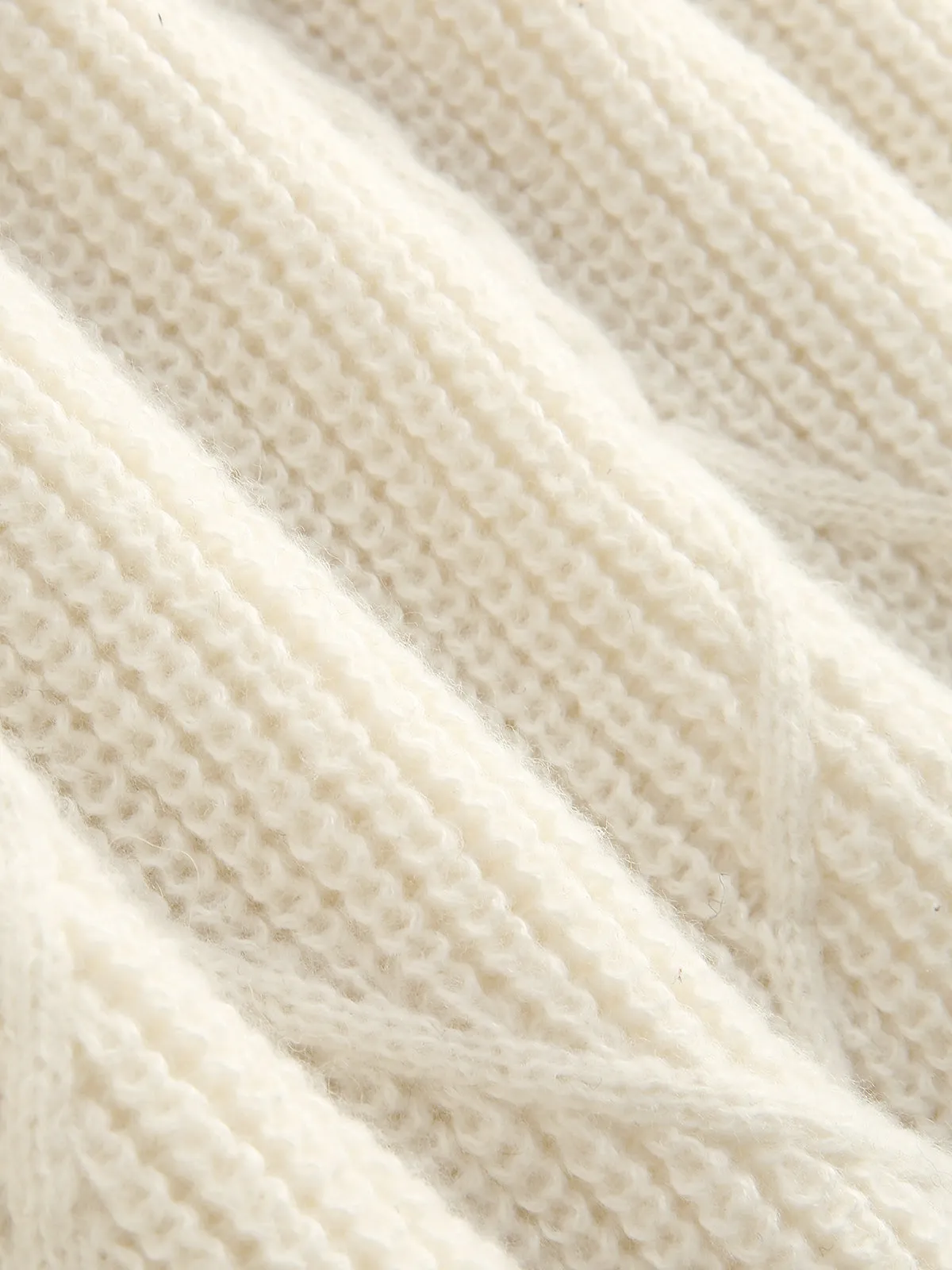 Cream Diamonds Pattern Sweater sold by COMMENSE product image thumbnail 4