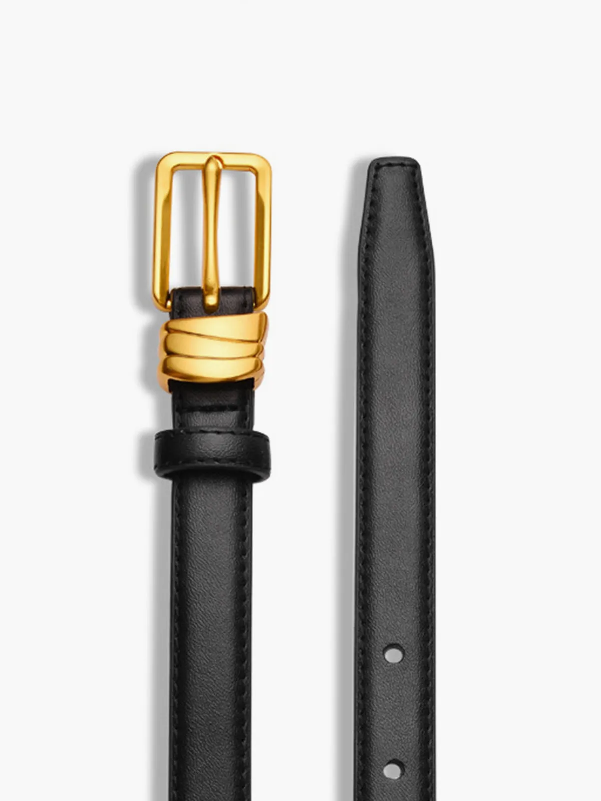 Slim Golden Pin Buckle Belt sold by COMMENSE product image thumbnail 3