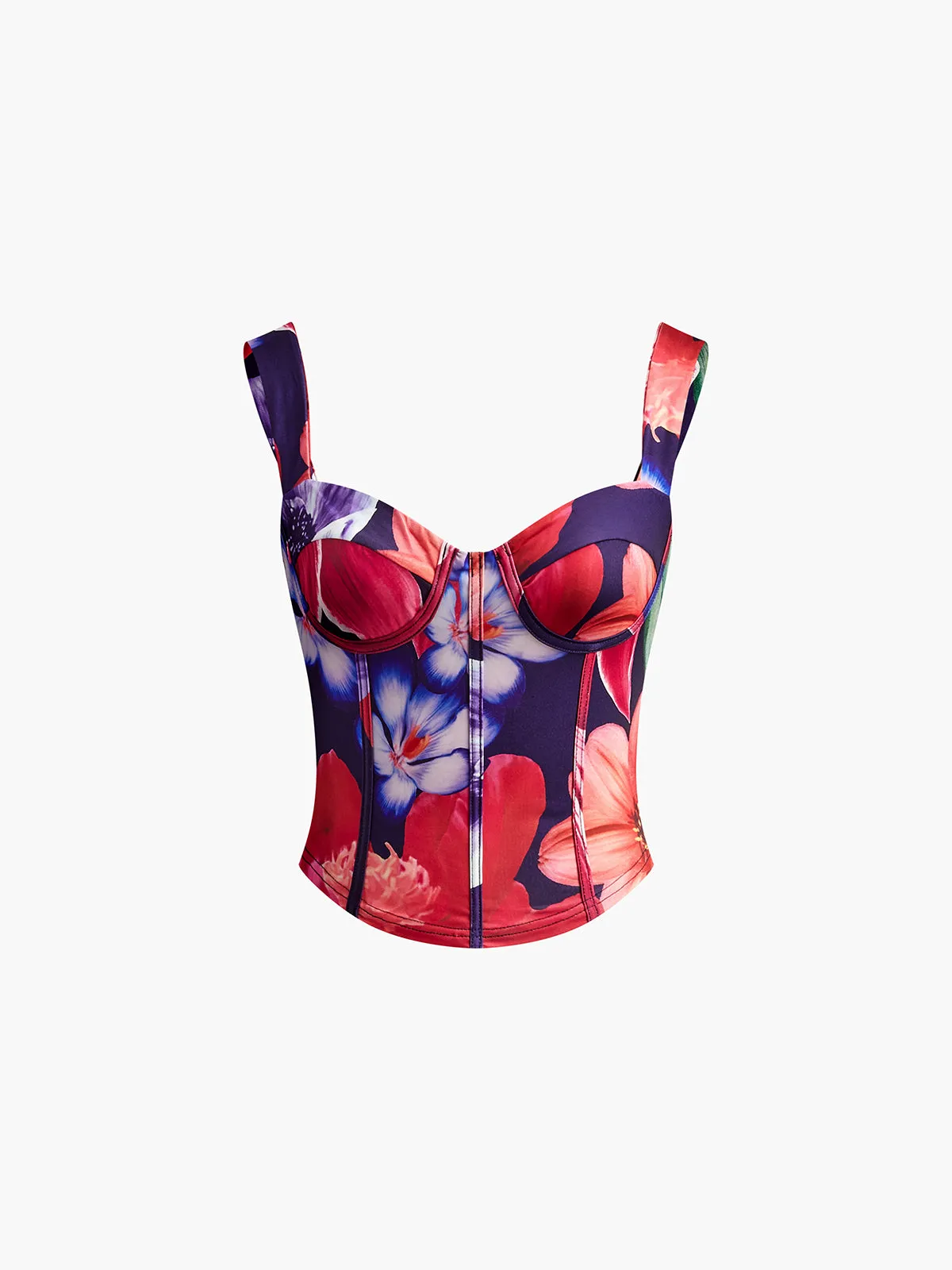 Floral Print Slim Skirt Set sold by COMMENSE product image thumbnail 3