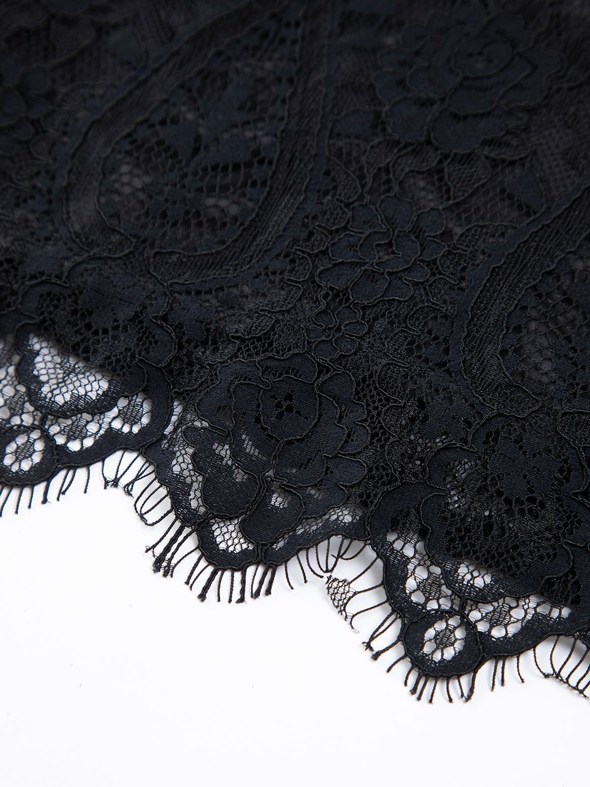 Lace Croset Crop Tank Top sold by COMMENSE product image thumbnail 4