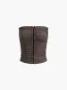 Ruched Crop Tube Top sold by COMMENSE
