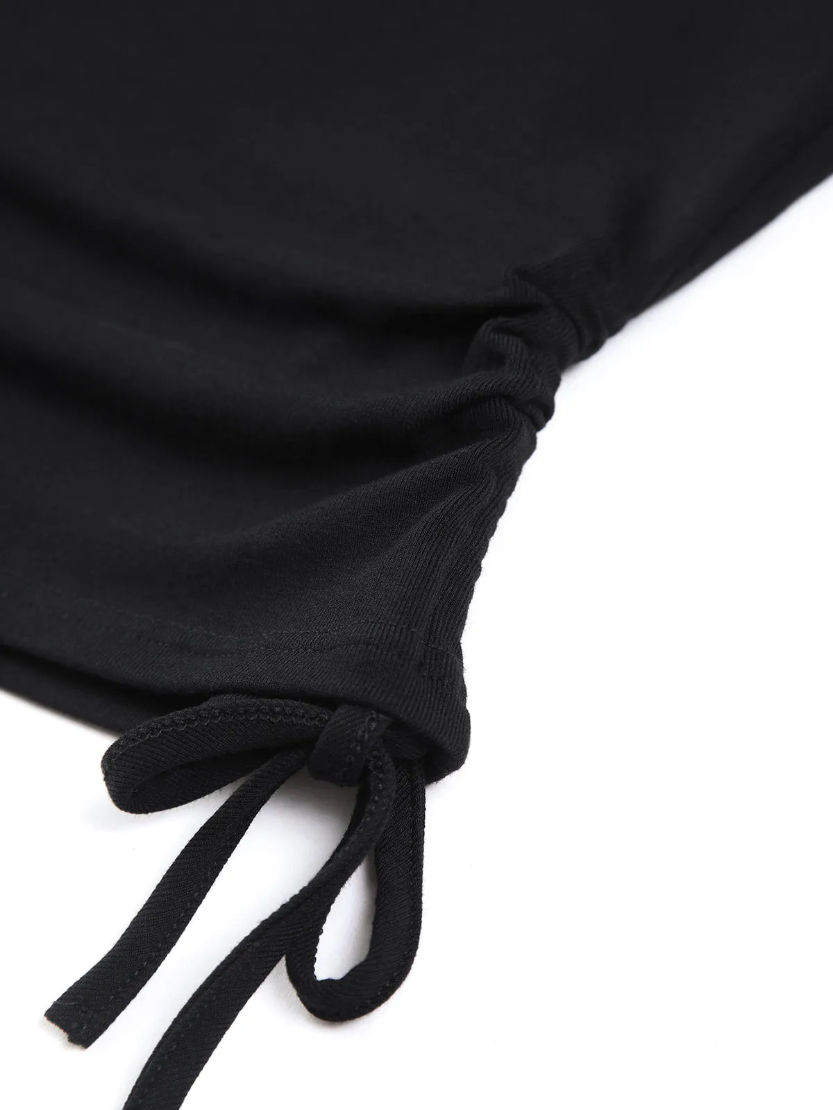 One-Shoulder Drawstring Tank Top sold by COMMENSE product image thumbnail 3