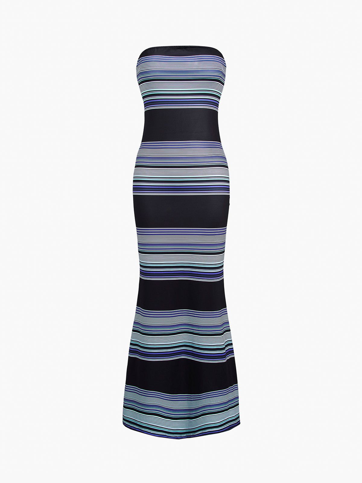 Stripe Tube Long Dress sold by COMMENSE