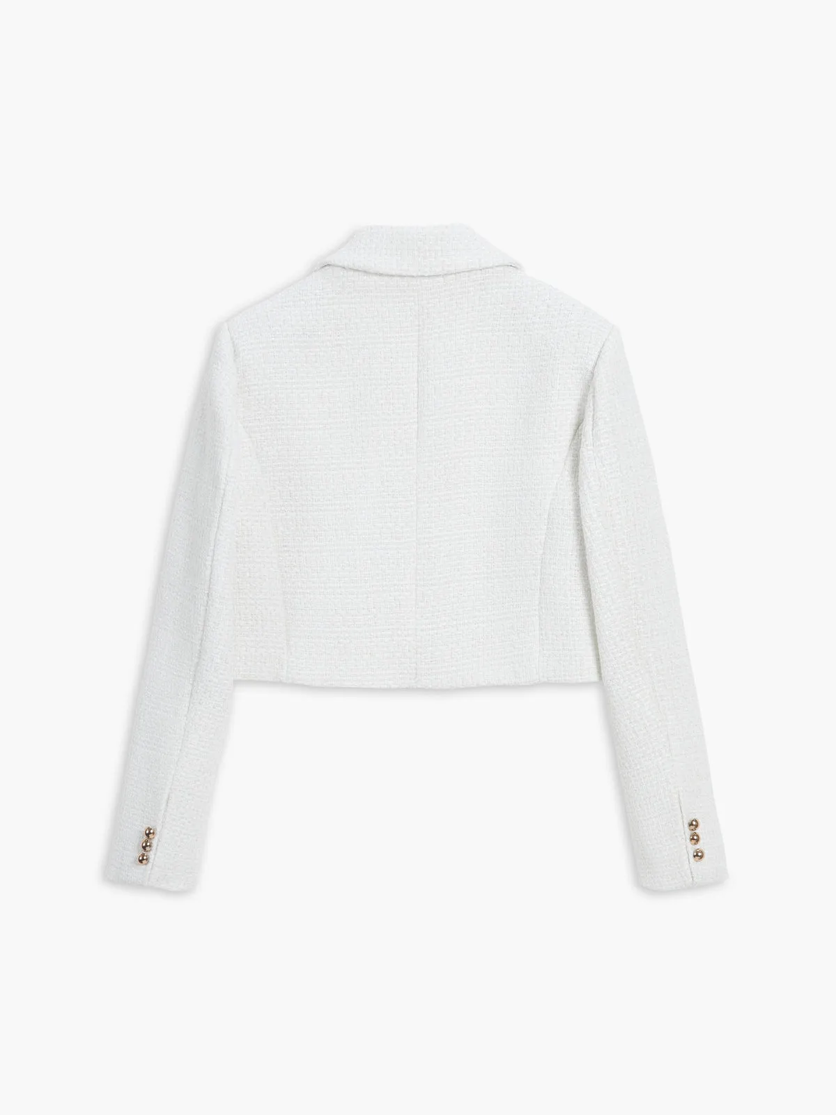 Vintage Double Breasted Cropped Blazer sold by COMMENSE product image thumbnail 3