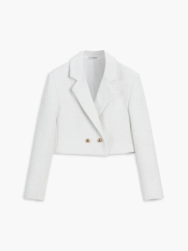 Vintage Double Breasted Cropped Blazer sold by COMMENSE