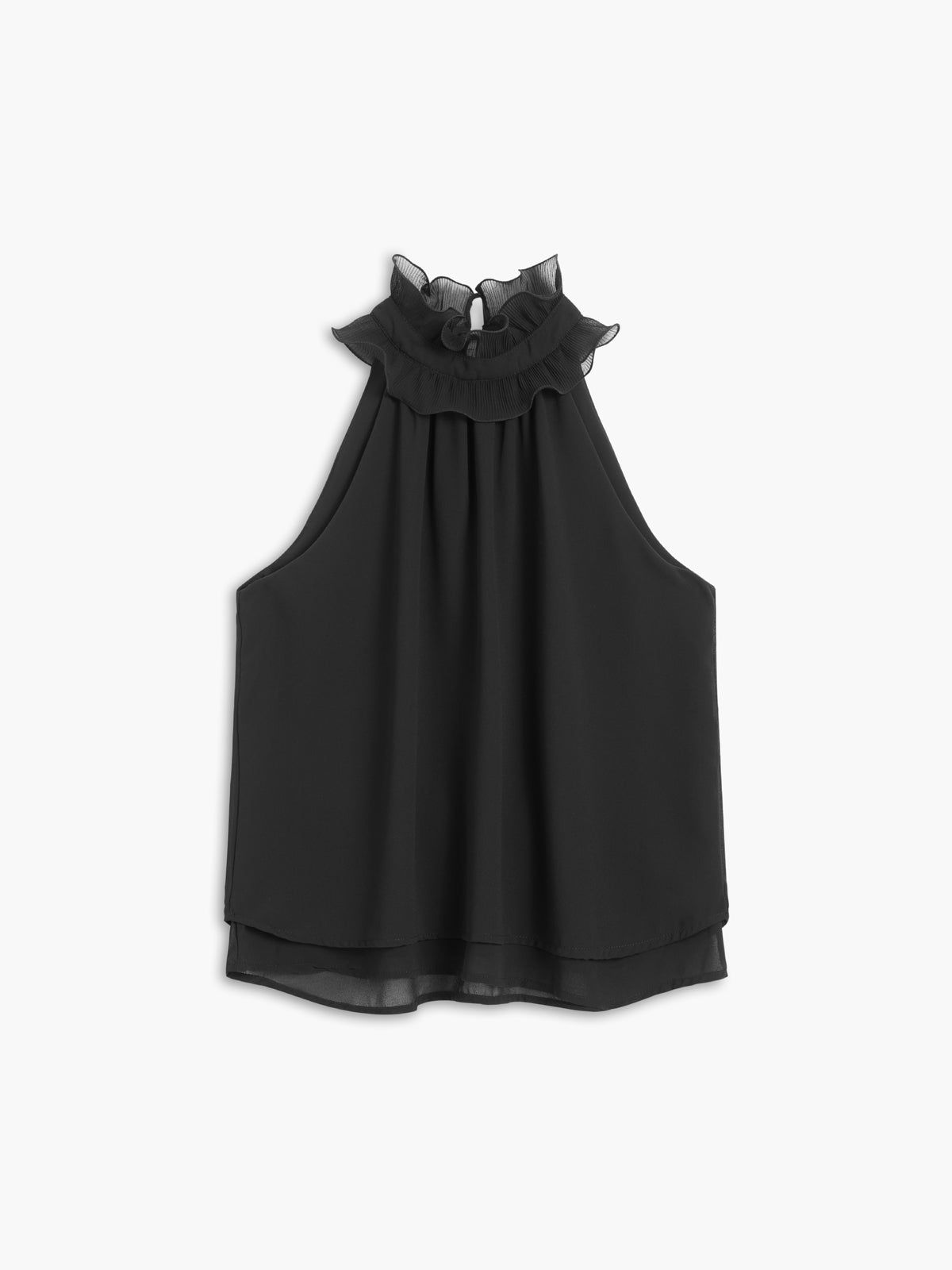 Lightweight Ruffled Pleat Top sold by COMMENSE
