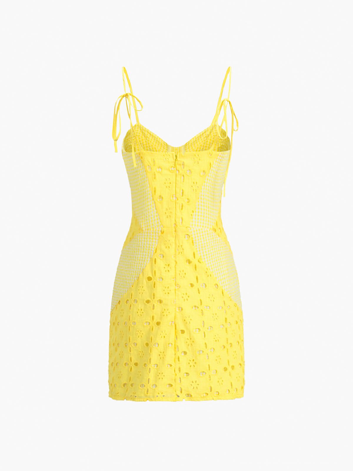 Combination Eyelet Short Sundress sold by COMMENSE product image thumbnail 2