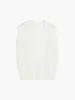 Cream Cable Knit Sweater Vest sold by COMMENSE