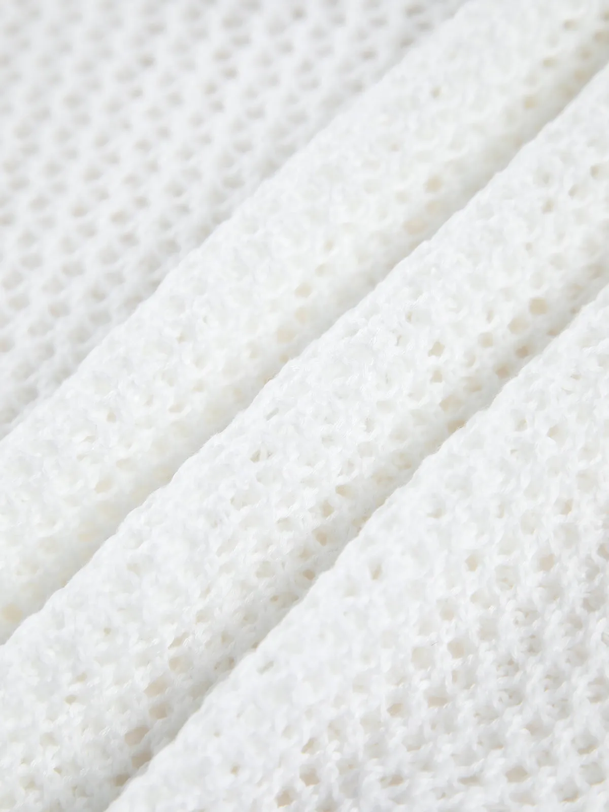 Sheer Crochet Eyelet Fly Away Cardigan sold by COMMENSE product image thumbnail 5