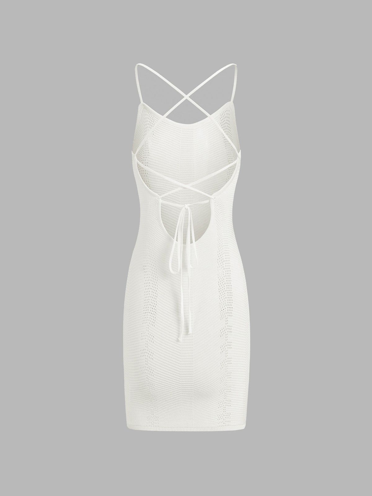 Tied Crochet Short Dress sold by COMMENSE product image thumbnail 2