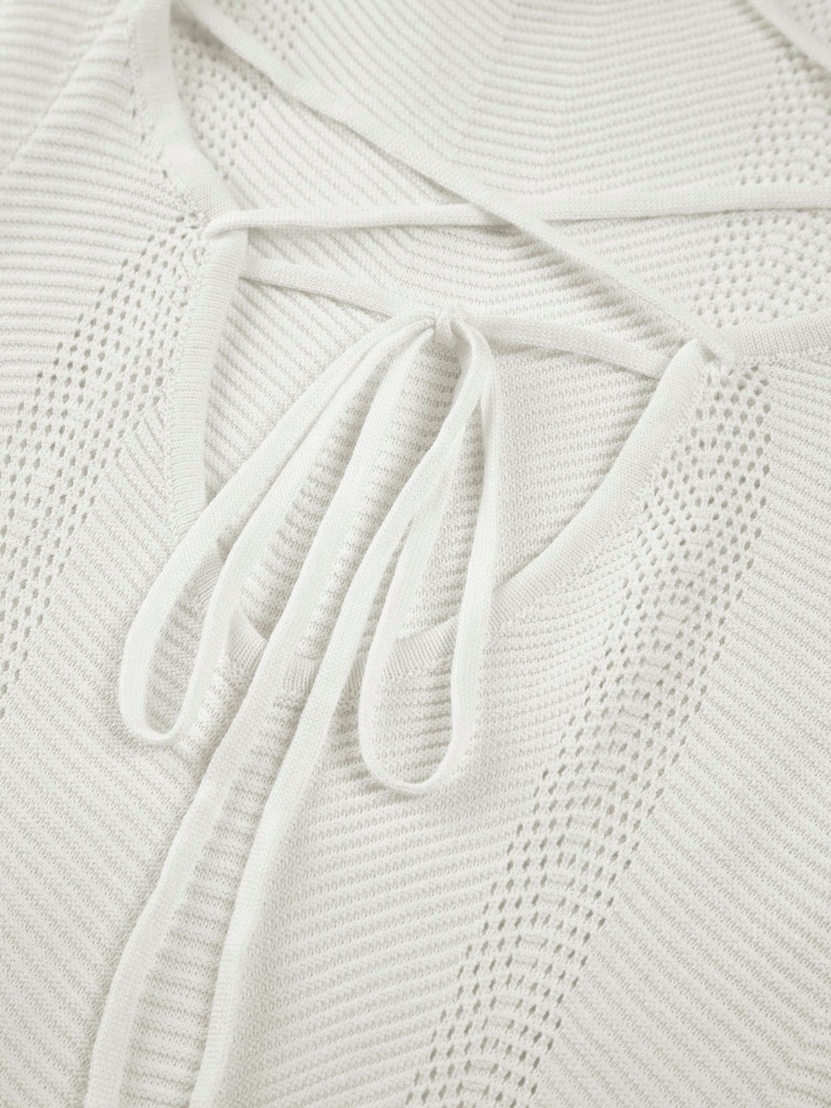 Tied Crochet Short Dress sold by COMMENSE product image thumbnail 3