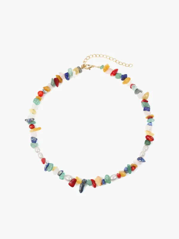 Bohemian Gravel Necklace sold by COMMENSE