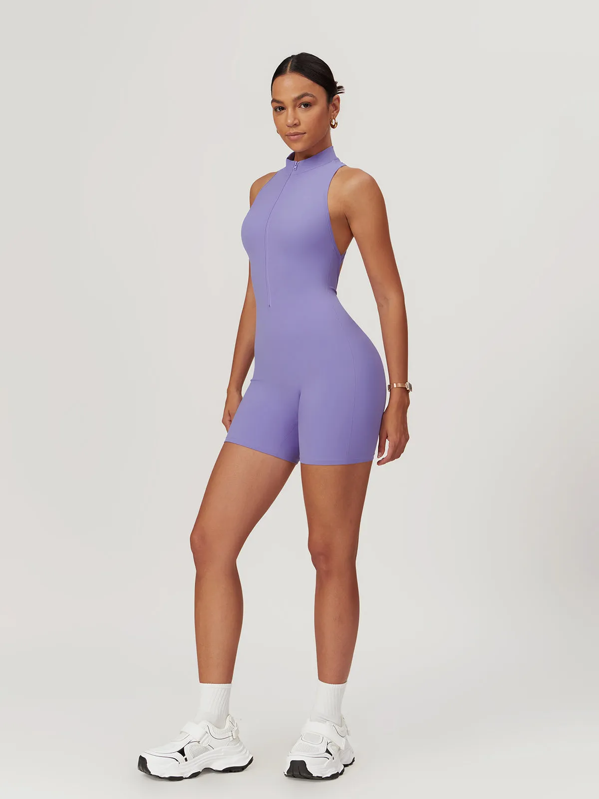 Backless Zipper Seamless Romper sold by COMMENSE product image thumbnail 3