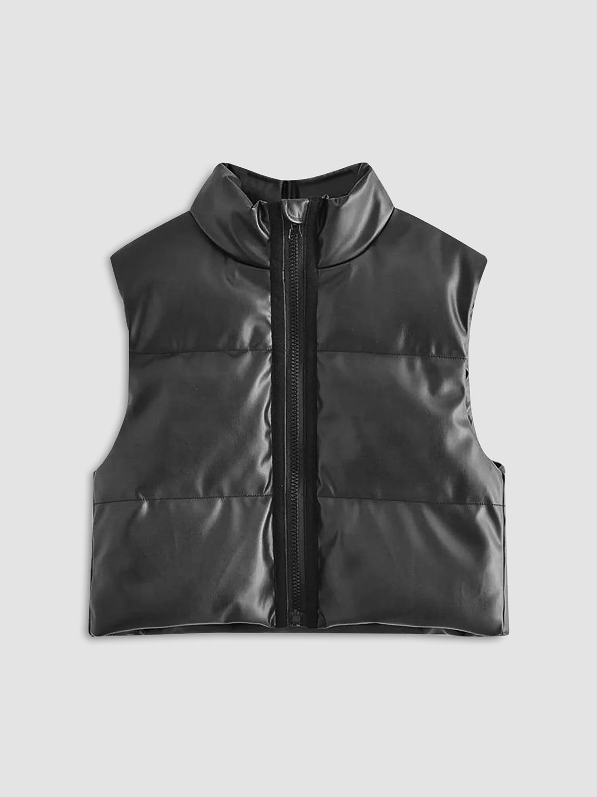 Zip Quilted Jacket Vest sold by COMMENSE