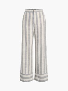 Utility Pinstripe Straight Leg Pants sold by COMMENSE