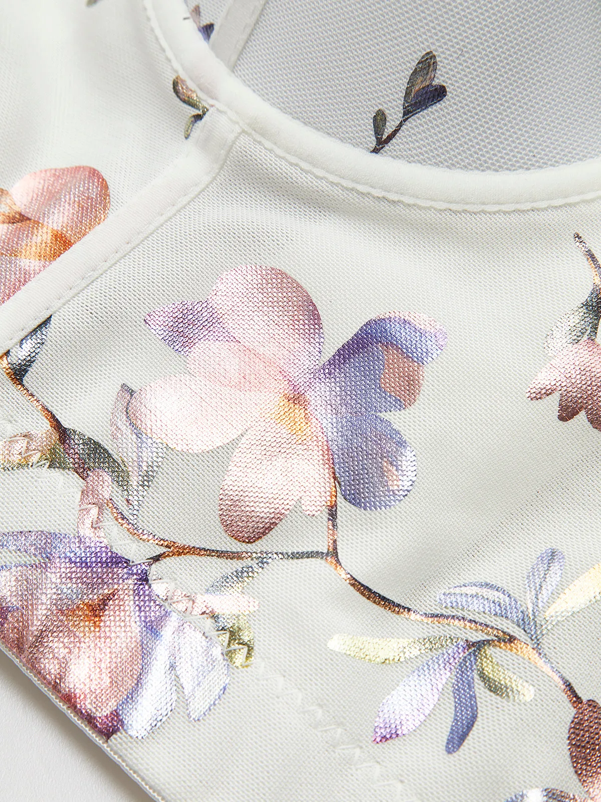 Floral Printed Corset Top sold by COMMENSE product image thumbnail 2