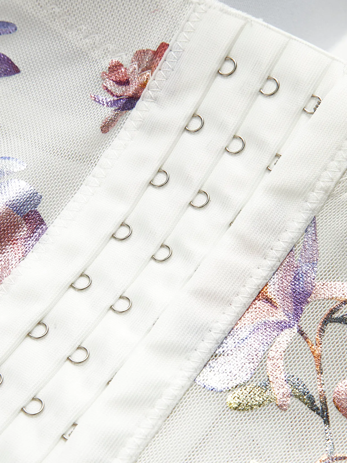 Floral Printed Corset Top sold by COMMENSE product image thumbnail 4