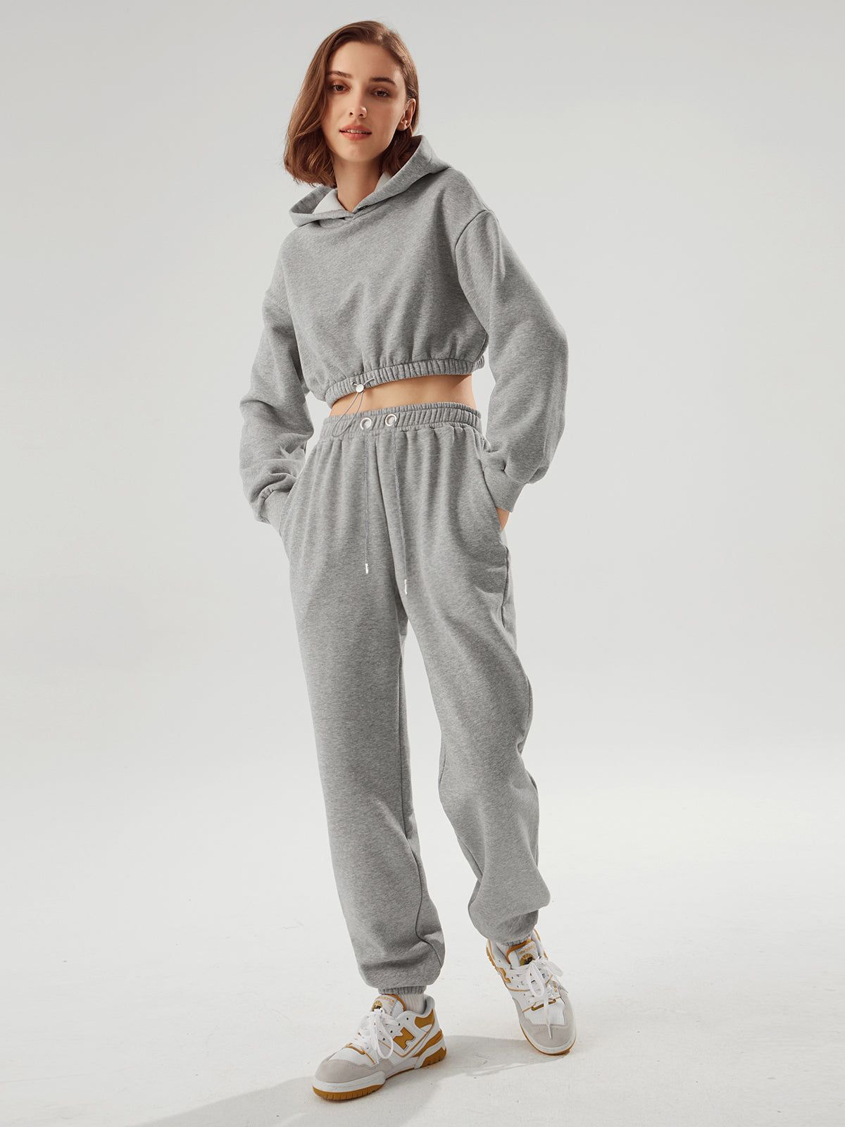 Baggy Solid Colored Sweatpants sold by COMMENSE product image thumbnail 3