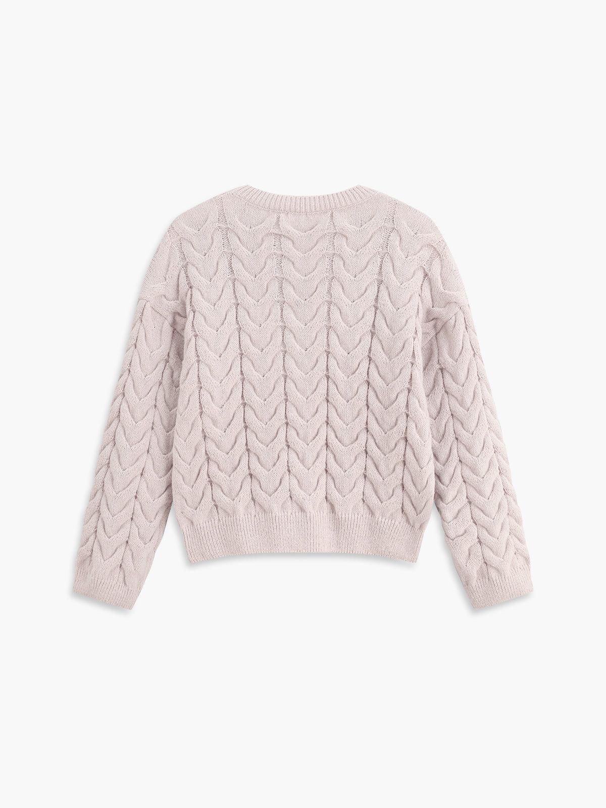 Leisure Cable Knit Sweater sold by COMMENSE product image thumbnail 3