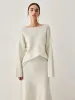 Oversized Sweater Two Piece Skirt Set sold by COMMENSE