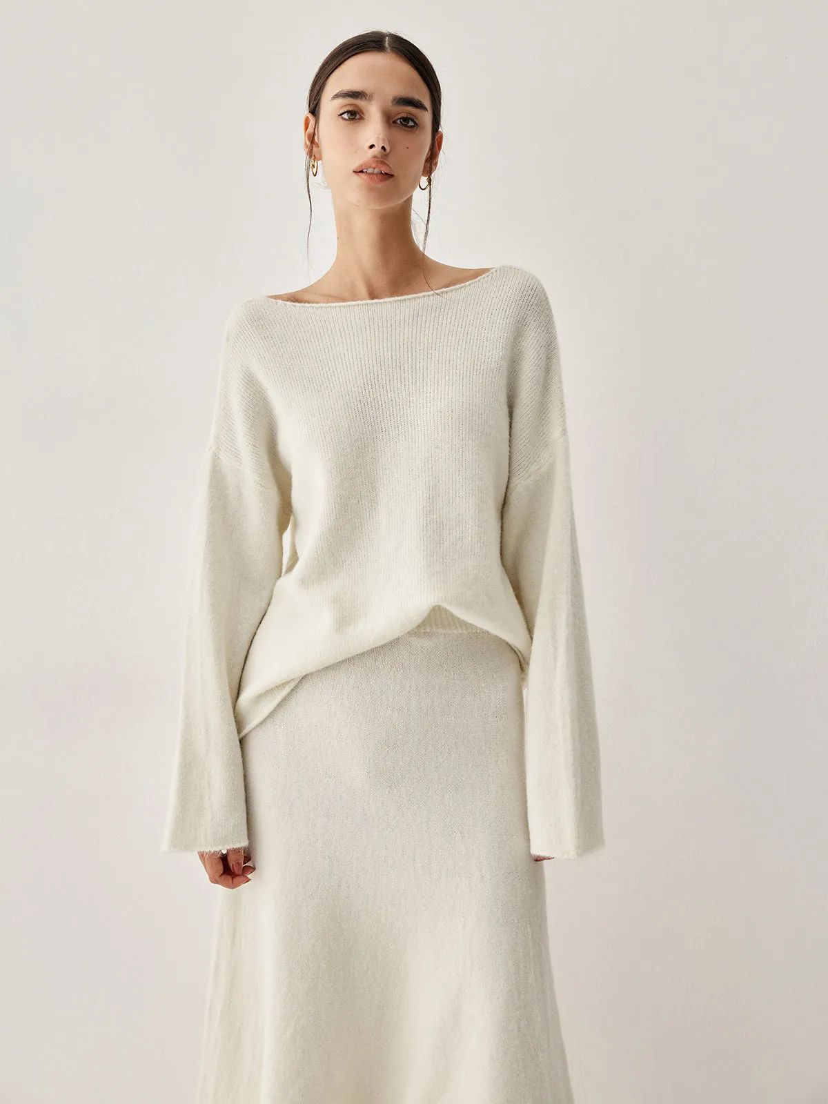 Oversized Sweater Two Piece Skirt Set sold by COMMENSE product image thumbnail 4