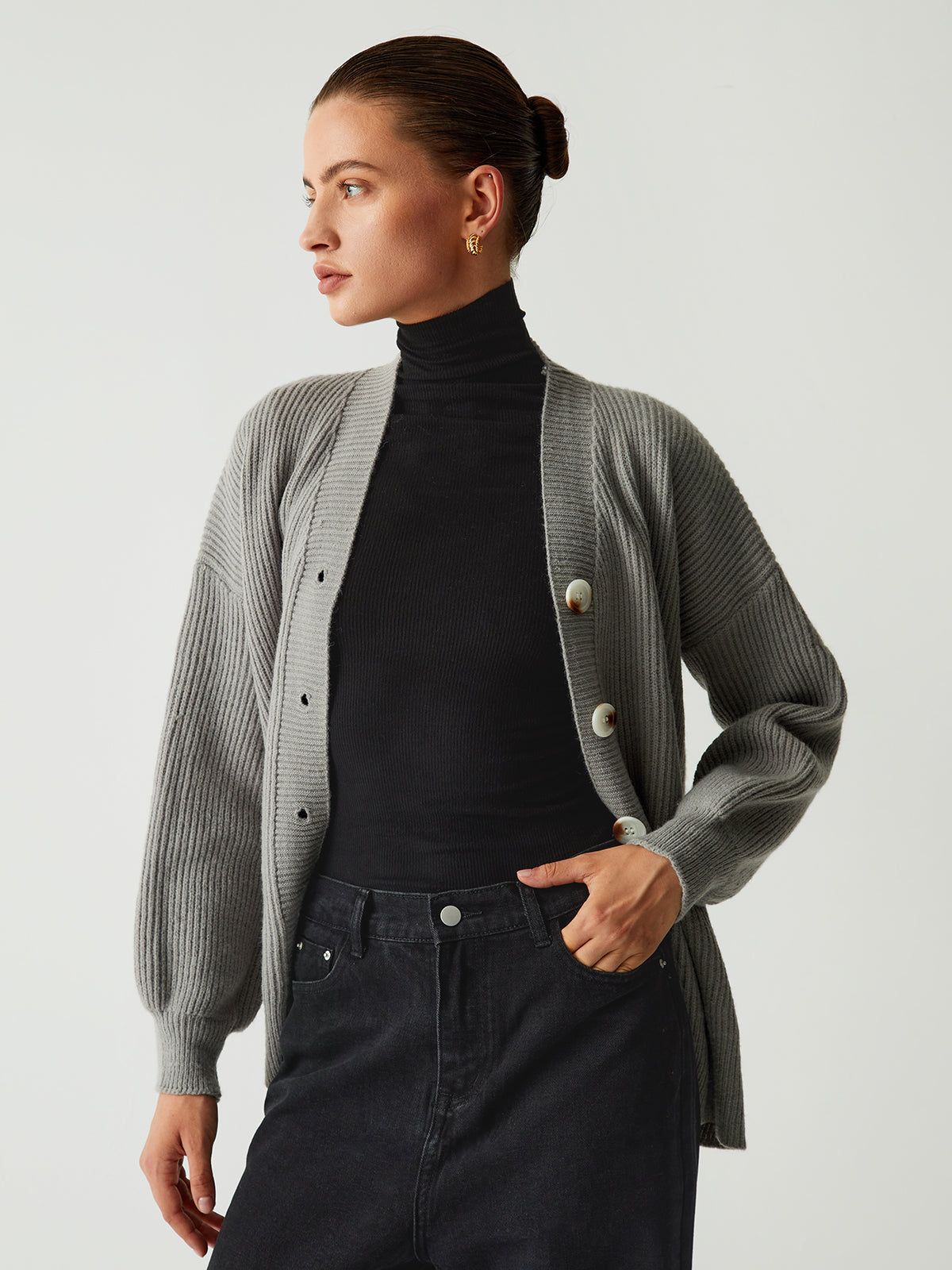 Talk To Me Nice Cardigan sold by COMMENSE product image thumbnail 2