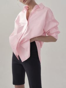Cherry Blossom Oversized Button Down Shirt sold by COMMENSE