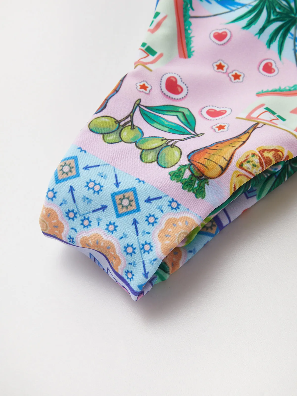 Print Drawstring Adjustable Strap Bikini Set sold by COMMENSE product image thumbnail 4