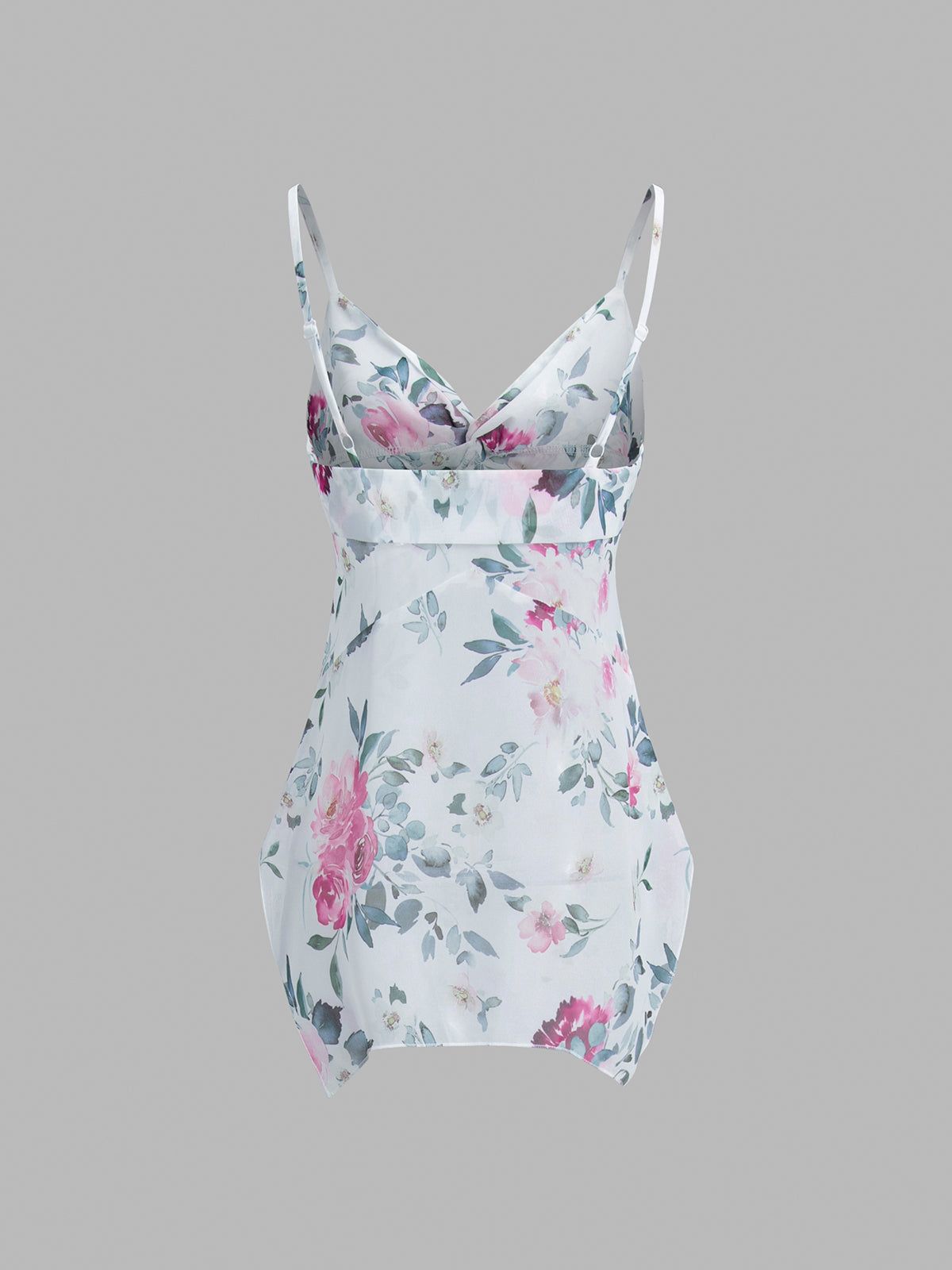 Twist Floral Longline Flyaway Cami Top sold by COMMENSE product image thumbnail 2