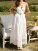 Backless Bow Long Dress sold by COMMENSE