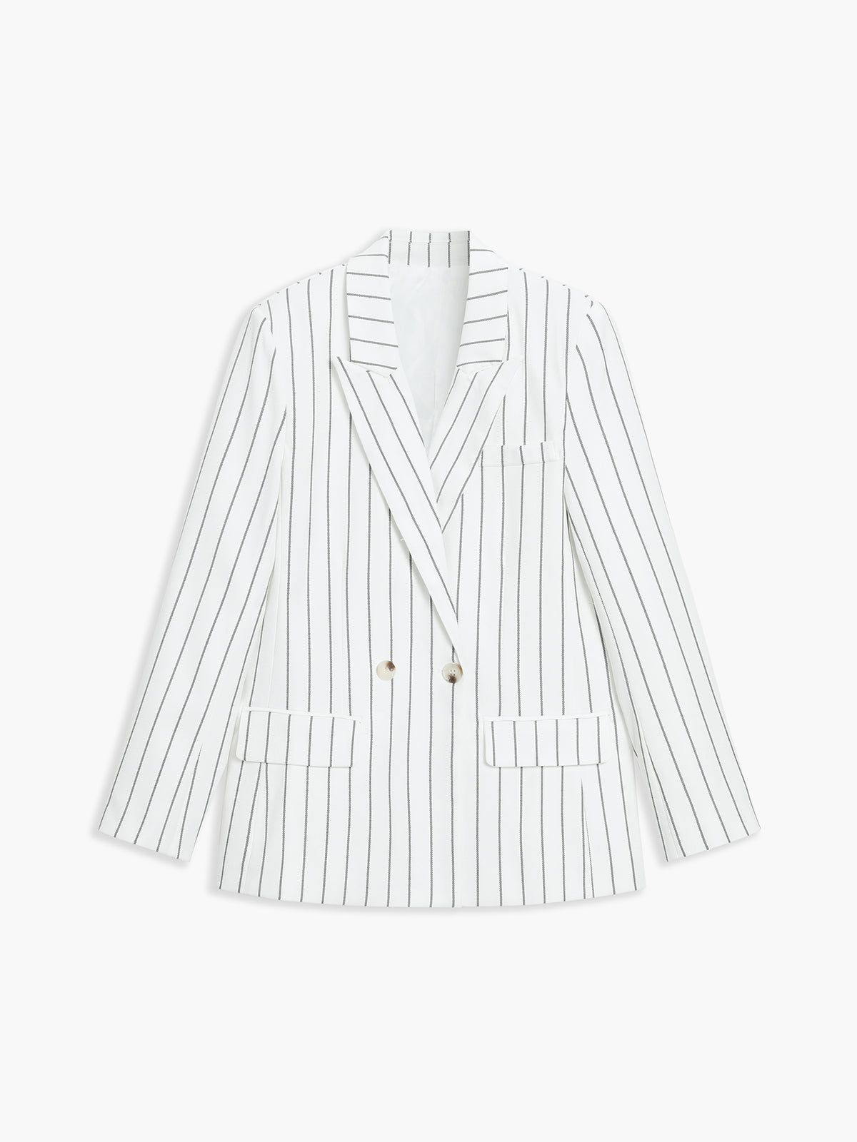 Pinstripe Single Breasted Blazer sold by COMMENSE product image thumbnail 2