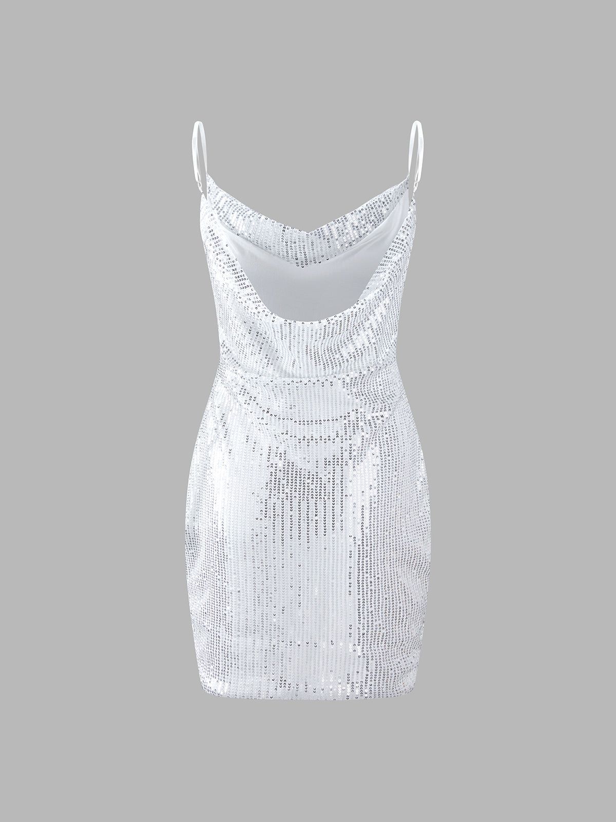 Sequined Cowl Midi Dress sold by COMMENSE product image thumbnail 3