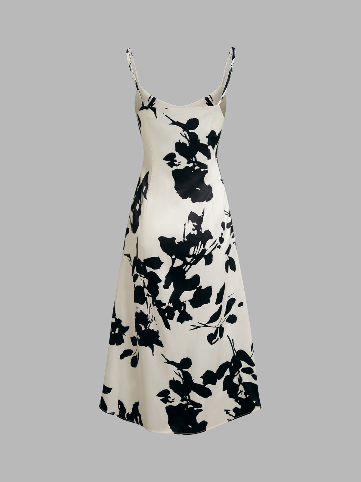 Orchid Garden Zip Up Midi Dress sold by COMMENSE product image thumbnail 2