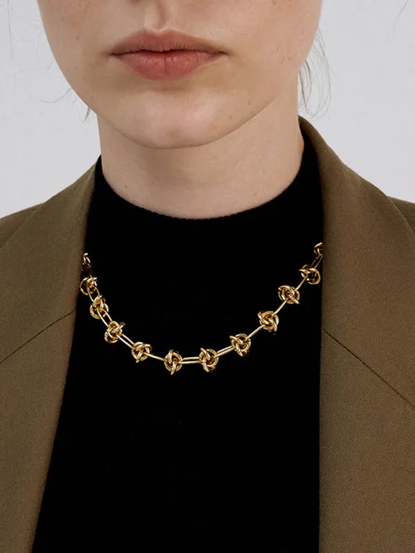 Twist Chain Necklace sold by COMMENSE